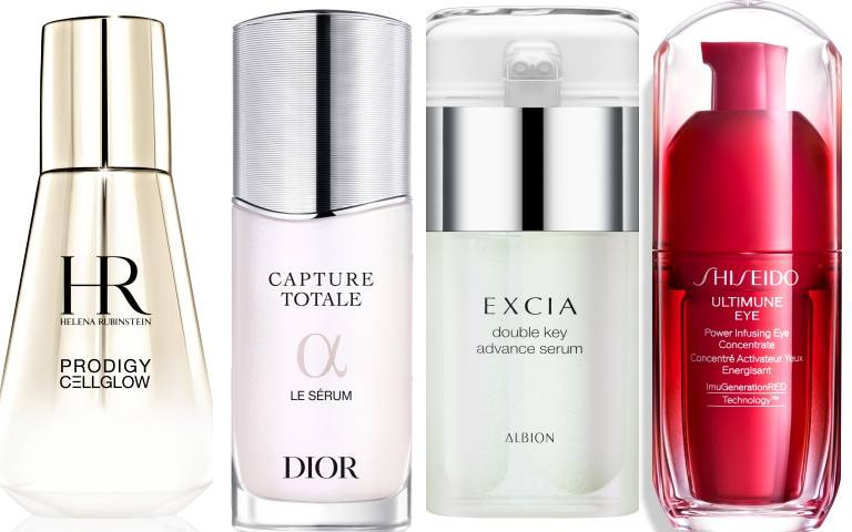 2023抗老新品推薦！迪奧#發光能量瓶、ALBION#20超能瓶、資生堂#小紅電眼精華…全臉都顧到，讓妳絕對不顯老！