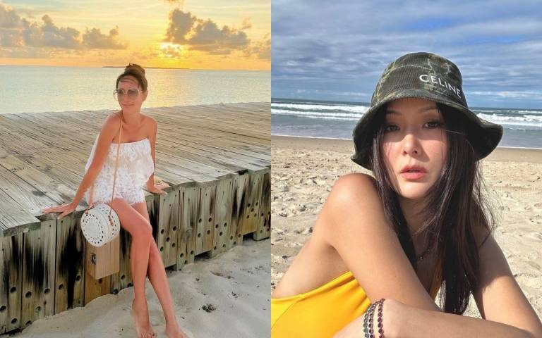 女明星的夏日化妝包裡都裝什麼？她們去海邊時隨身攜帶的美妝小物第一名是「這個」！