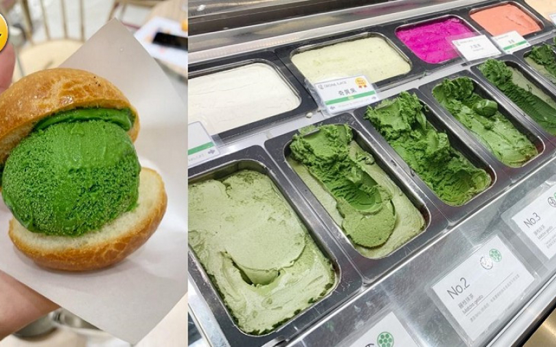 抹茶控必吃　「全世界最濃抹茶」第七級抹茶夾進菠蘿麵包 真是史上最大坨