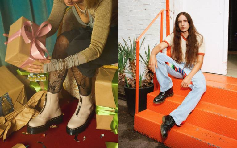 叛逆代表！Dr. Martens推出全新流線拉鍊設計厚底靴，甜酷辣妹必買！