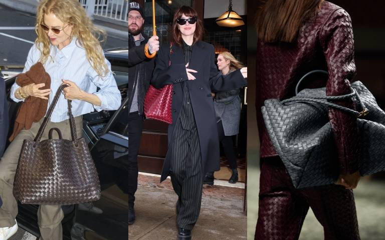 不可能大包又流行回來了吧？BOTTEGA VENETA的Andiamo編織包就是紅遍海外名人圈的最佳代表！