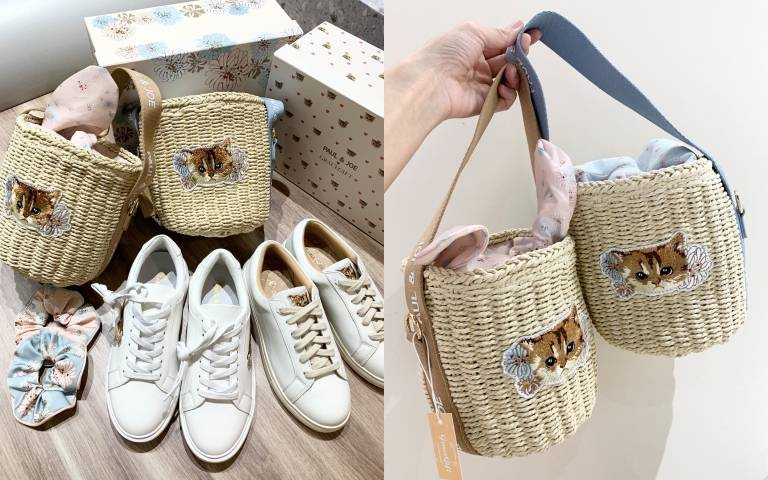 PAUL&JOE x Grace Gift首度聯名推出「小白鞋」「藤編包」「髮圈」通通爆炸可愛！每樣都欠買！