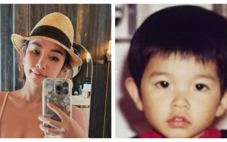 許維恩自嘲童年「像男孩」!王家梁也曬5歲萌照 夫妻對比女兒忒忒掀論戰:到底像誰