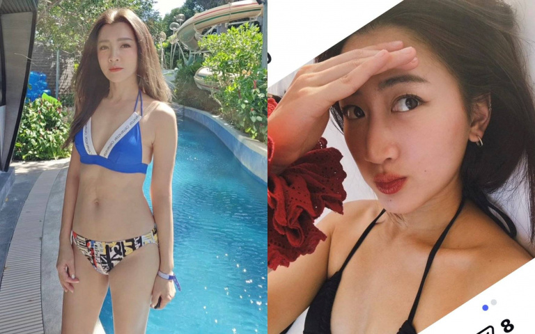 曾雅蘭海邊比基尼照太猛！每天跑健身房練出逆天狀態 21歲女兒遺傳神基因更搶鏡！