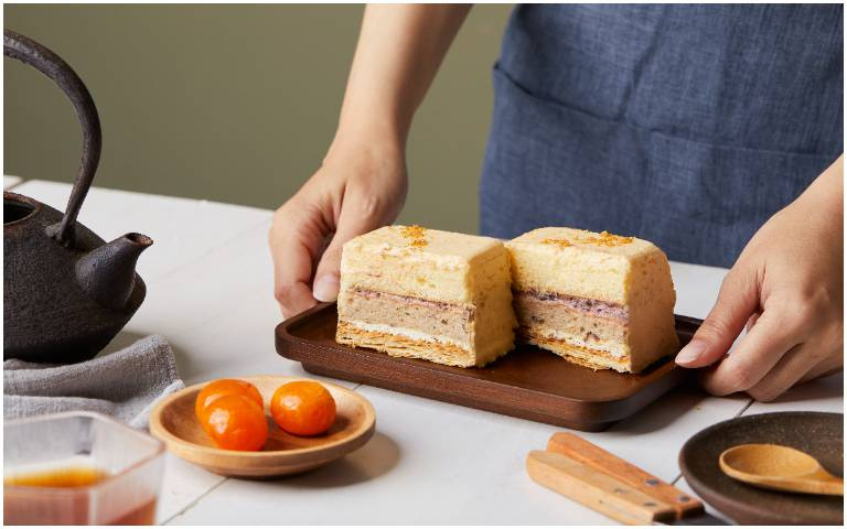 台中百年老店陳允寶泉！強推限量新品-夕日允香　母親節來一條濃郁的「蛋黃酥蛋糕」