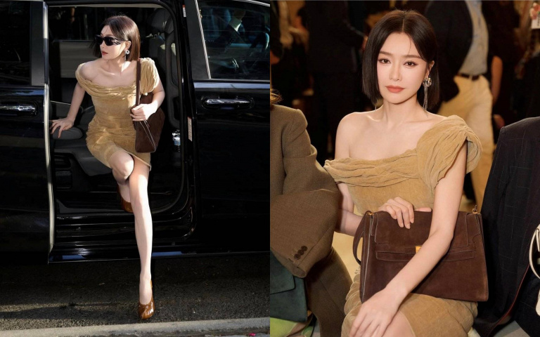 「最美皇后」秦嵐46歲根本逆生長！直角肩+大長腿震撼紐約時裝周！