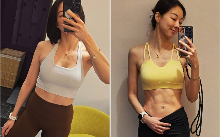 夏語心花45天體脂26%→15%逼出超狂六塊肌！親揭「地獄級菜單」：熬夜拍戲也要練！