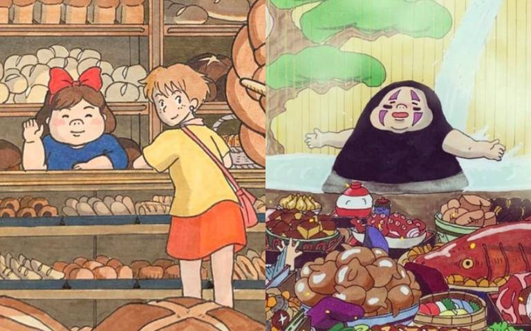 過年吃太多?吉卜力角色全發福,都可以用滾的啦!