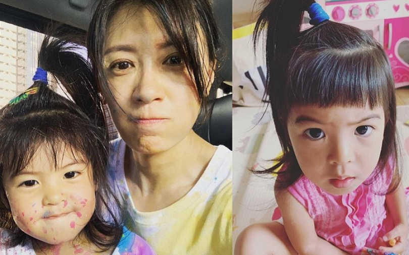 賈靜雯一句話神回　波妞偷玩媽媽口紅有原因