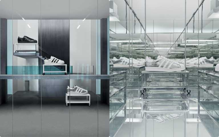 PRADA x adidas Originals 聯名又一波!黑、白、銀配色重新詮釋經典Superstar鞋款