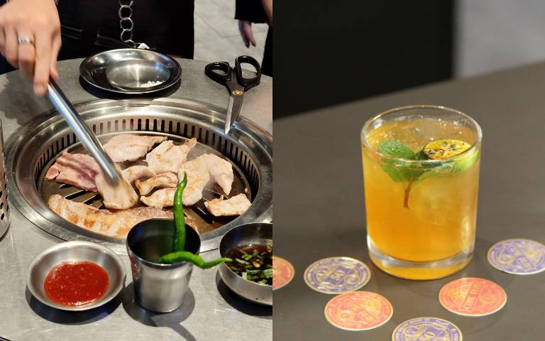 當「新村站著吃」變身Casino!吃烤肉配調酒超過癮,嗨玩「德州撲克」就有機會得到20杯Shot!