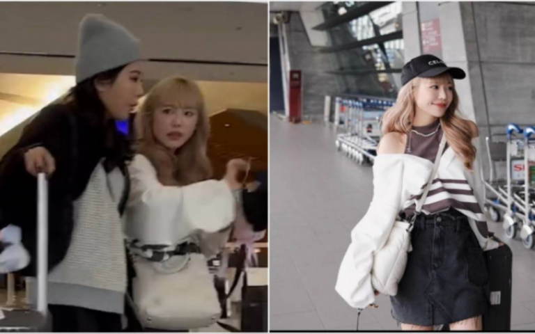 娛樂報報／紀卜心揪閨蜜出國　機場穿搭曝小心機