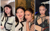 Jennie、高允貞巴黎時裝週夢幻合體！貼臉合照掀暴動「雙人間香奈兒」太養眼