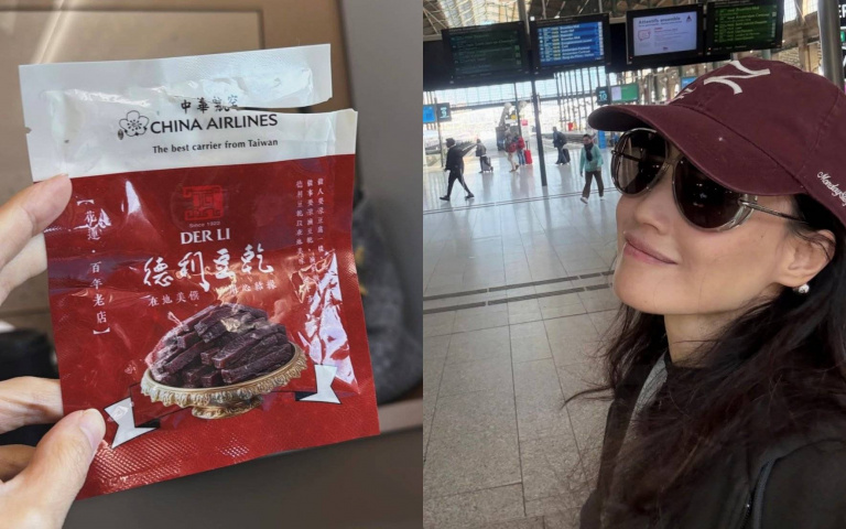 舒淇狂讚華航「這包豆乾」超好吃！釣出內行曝：長程商務艙限定？