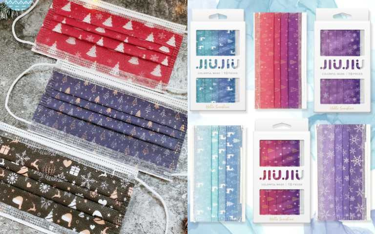 季節限定！多款聖誕口罩任君挑選，MIT夢幻印花想全包啦！