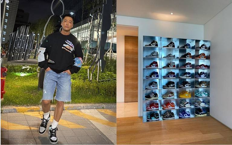 亞洲發燒星1／南宮珉練太壯穿衣改走休閒風　IG曬32雙球鞋總價竟破200萬元