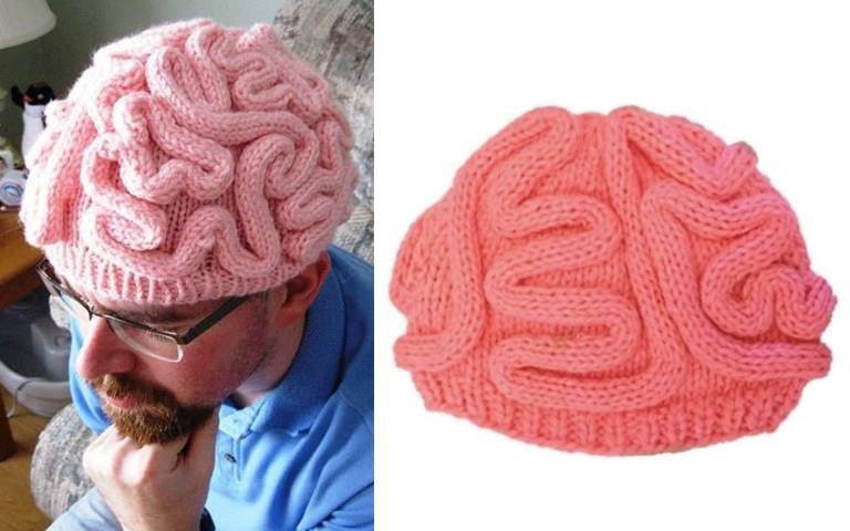 器官外露啦!韓國超夯「大腦毛帽」保暖兼搞笑,臉皮厚的買起來!