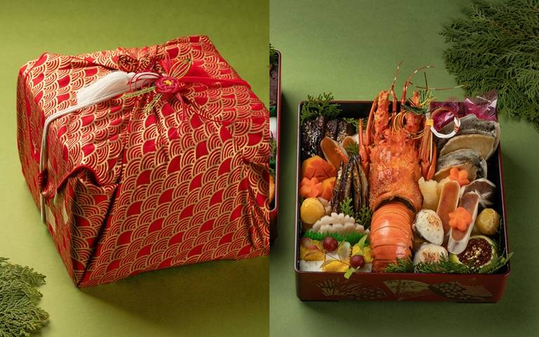 雙層年菜你看過嗎？酒店餐廳限量「御節料理」，龍蝦、鮑魚準備開吃！