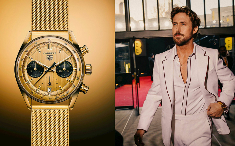 真人版肯尼帥氣現身英國奧斯卡，萊恩葛斯林秀訂製款腕錶全球僅一只