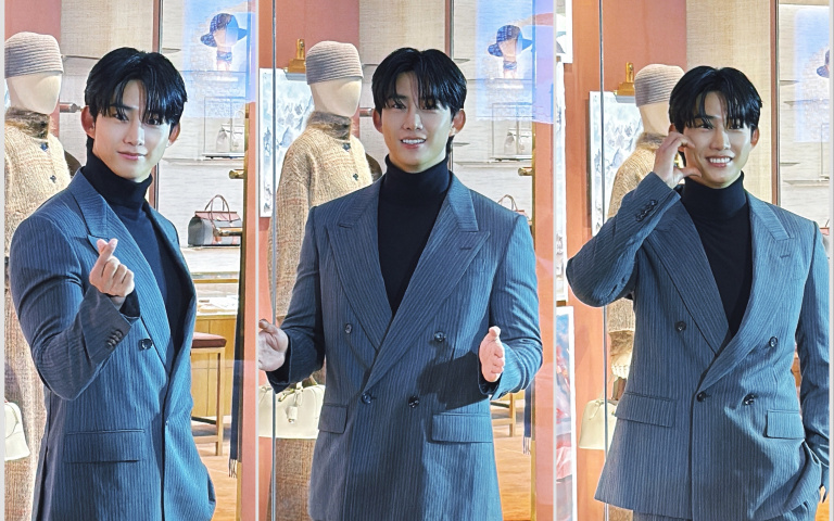 玉澤演快閃來台！現身台北101 Loro Piana開幕帥翻全場　笑稱「鐵了心要吃臭豆腐」