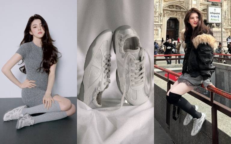 女神韓韶禧又來放火！緊身洋裝性感爆表、穿上最愛FILA GLIO薄底鞋直接升級時髦精