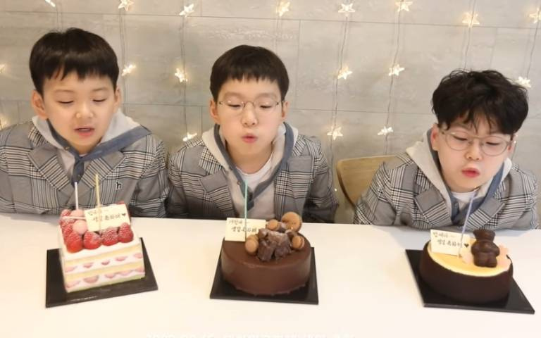 國民三胞胎11歲了!大韓、民國、萬歲開心收生日禮物,謝謝廣大姨母們照顧!