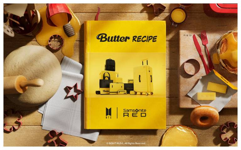 尖叫聲!全球潮流包袋「Samsonite RED 」 X 「BTS防彈少年團」推出全新“BTS Butter”