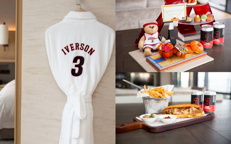 NBA傳奇球星「戰神」來台下榻這間飯店　特製「費城起士牛肉三明治」球迷也吃得到