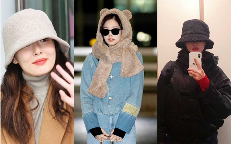 跟風Jennie小熊圍巾!「超萌熊時尚」秀智、泫雅也紛紛入坑
