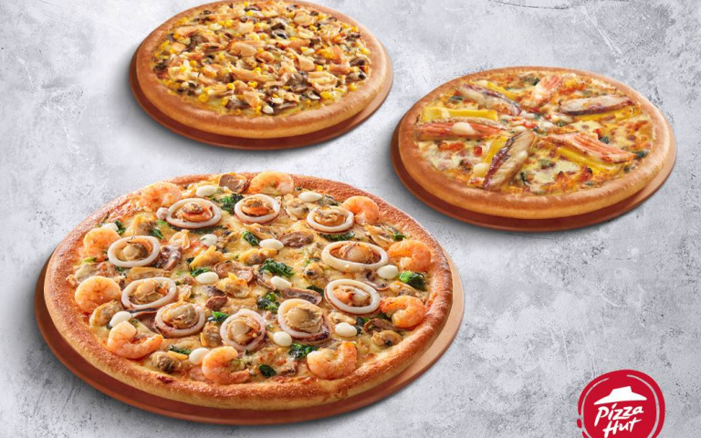 「必勝客」買1送2！日式味噌鮭魚、金干蝦等6款比薩準備開吃！