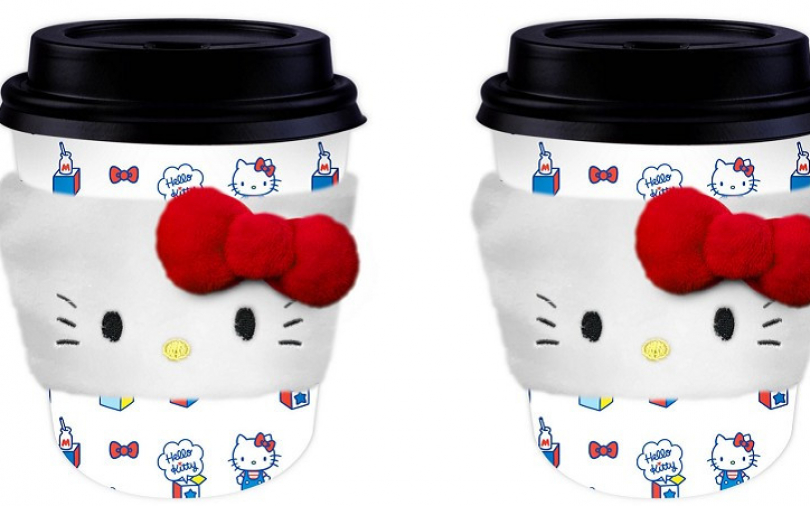全家Hello Kitty杯套、提袋　買指定巧克力10元銅板加價購