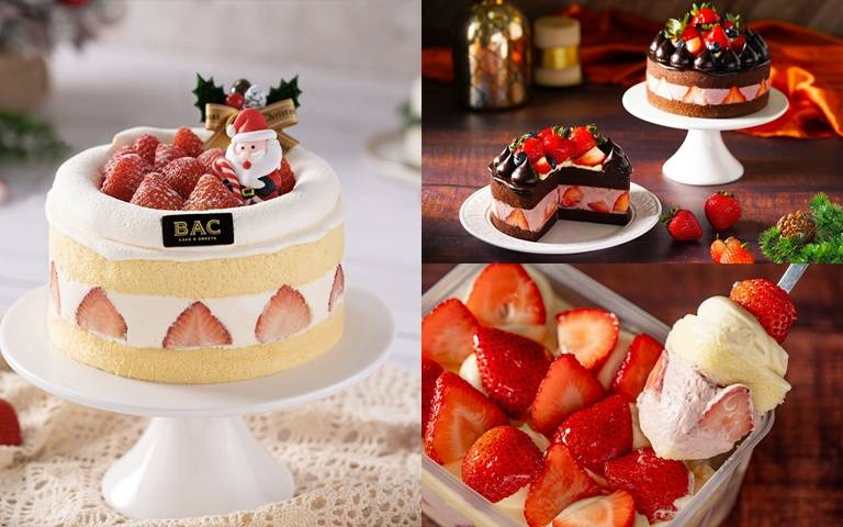 蛋糕品牌3款甜點，草莓巧克力、卡士達蛋糕，草莓控先吃再說！