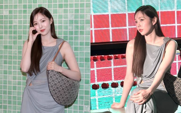 《現在撥打的電話》蔡秀彬來了！女神超寵粉臉頰愛心狂送、穿上TORY BURCH鏤空洋裝曬性感，最愛台灣美食是它