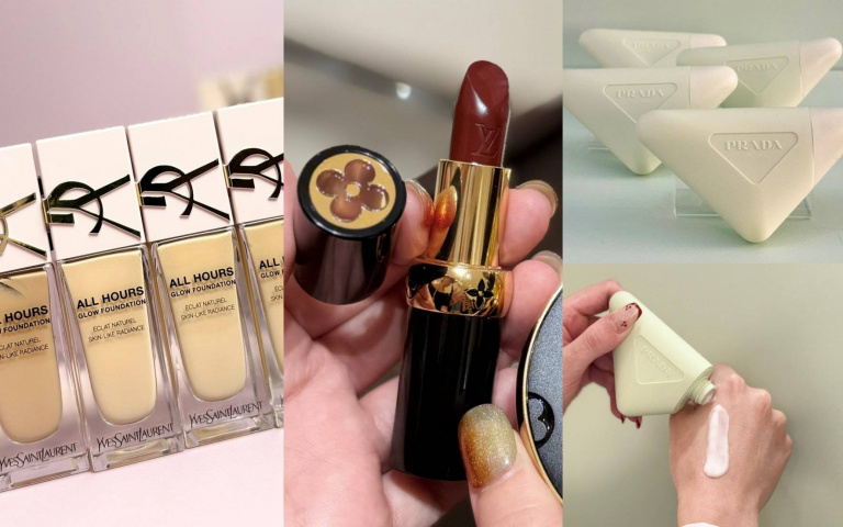 「精品美妝」太生火！LV最頂奢口紅、PRADA顛覆綠護手霜、YSL第一支粉底露真的不買不行！