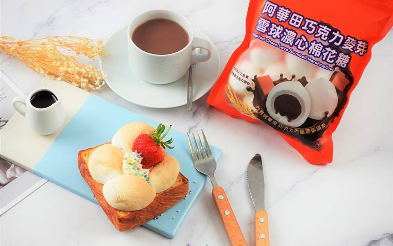 阿華田用吃的！療癒「雪花球」超吸睛　創意吃法隨你DIY