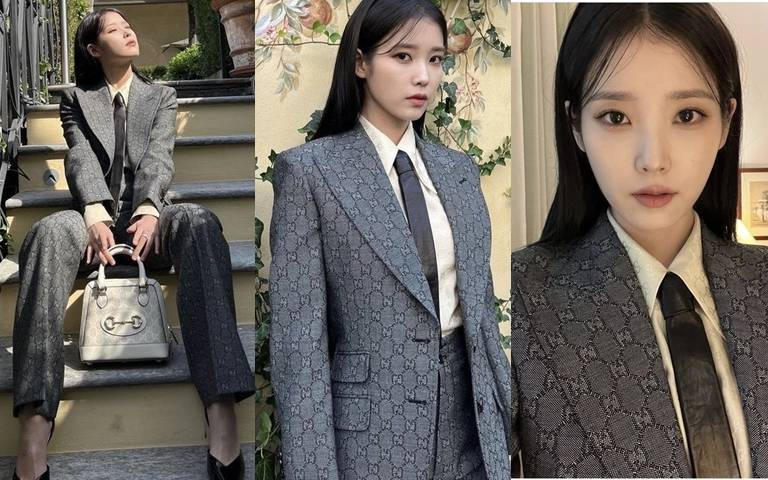 IU超帥正裝現身GUCCI大秀!國民妹妹晉升「Suit Up女神」不用露胸露腿照樣秒殺攝影鏡頭!