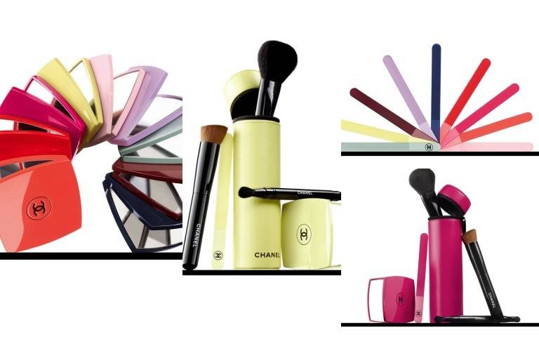 香奈兒推出9色純色繽紛專業刷具組、巧妝鏡、美甲搓刀！尤其刷具組外盒就像是小型水壺般也太可愛了！
