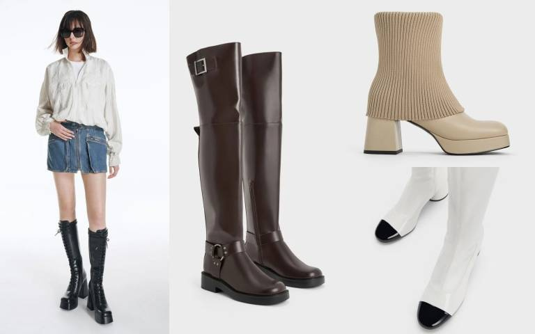 本季必入手的『美腿長靴』『顯瘦短靴』就是這五雙！第一名的『膝上長靴』根本是蘿蔔腿救星！