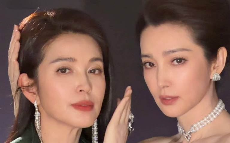 這家人基因太強大！李冰冰親妹曝光掀暴動 同框照瘋傳：根本「複製貼上」！