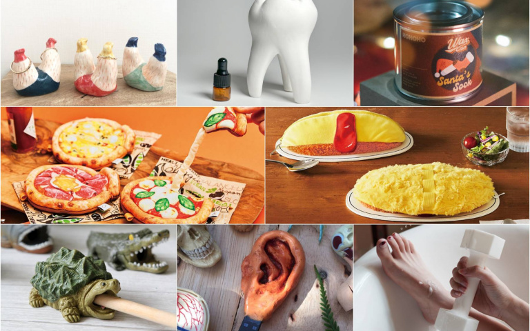 設計購物平台推薦8款獵奇禮物，蛋包飯筆袋、收納戒指雙腿有夠怪！