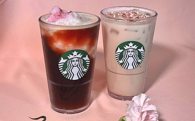 星巴克推玫瑰系列飲品 母親節限定登場