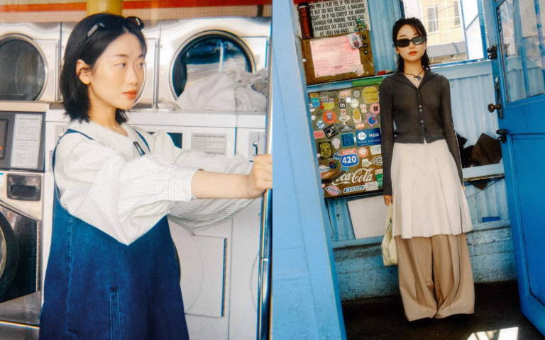 mouggan x洛杉磯風格達人Vivid聯名系列爆款單品一次看！澎袖襯衫超百搭、矮個子也OK的打摺寬褲...買了可以穿一整年！