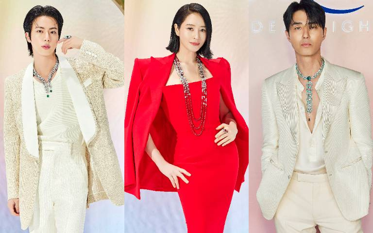 史上最佳大使是他？BTS JIN王子氣質閃耀FRED晚宴！車勝元胸前大開超性感，金憓秀與李聖經同場比美