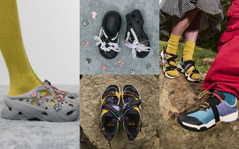 街頭新ICON、時髦人都上腳！Crocs顯瘦神鞋、無痛增高6公分…Teva超殺聯名鞋、細節超狂