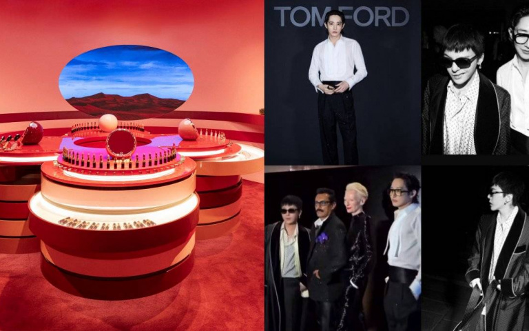 「精品美妝」熱度炸裂！路易威登全台首間「La Beauté彩妝實驗沙龍」插旗信義區 TOM FORD黑蘭花香氛晚宴GD、李洙赫同框現身太香了！