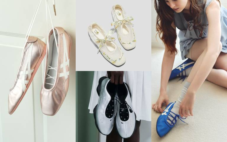 Balletcore燒不退！VIVAIA、鬼塚虎、COS…5雙話題鞋款攻佔鞋櫃、時髦度拉滿