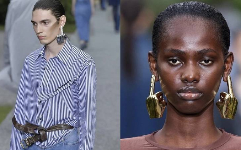 史上最實用的耳環？精品品牌推「超大型中指耳環」　網友讚爆：每天上班都想戴！