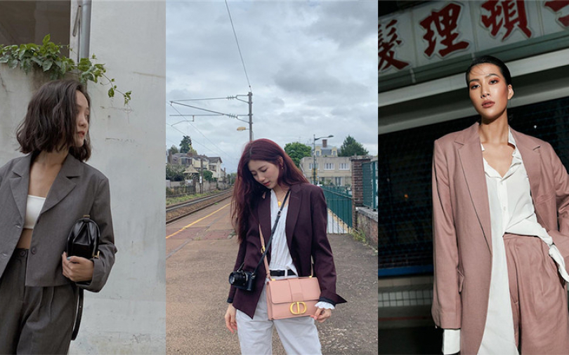 2019秋冬西裝這麼穿才時髦：配同色系、選經典黑　還有超夯仿皮材質