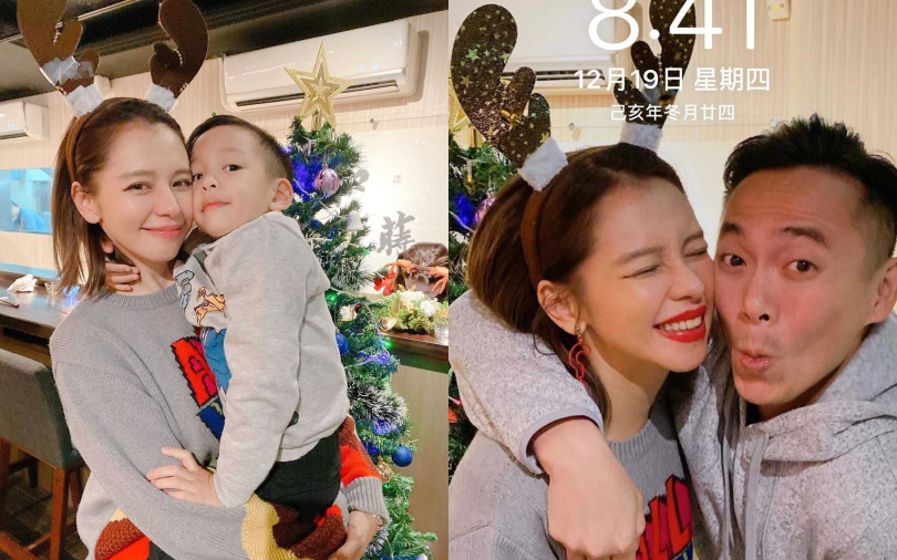徐若瑄同框父子照 被網友抓包竟然還偷偷補上紅色口紅太有心機XD