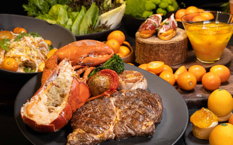 酒店期間限定，將金桔入菜！享用陸牛排套餐等多種美食！